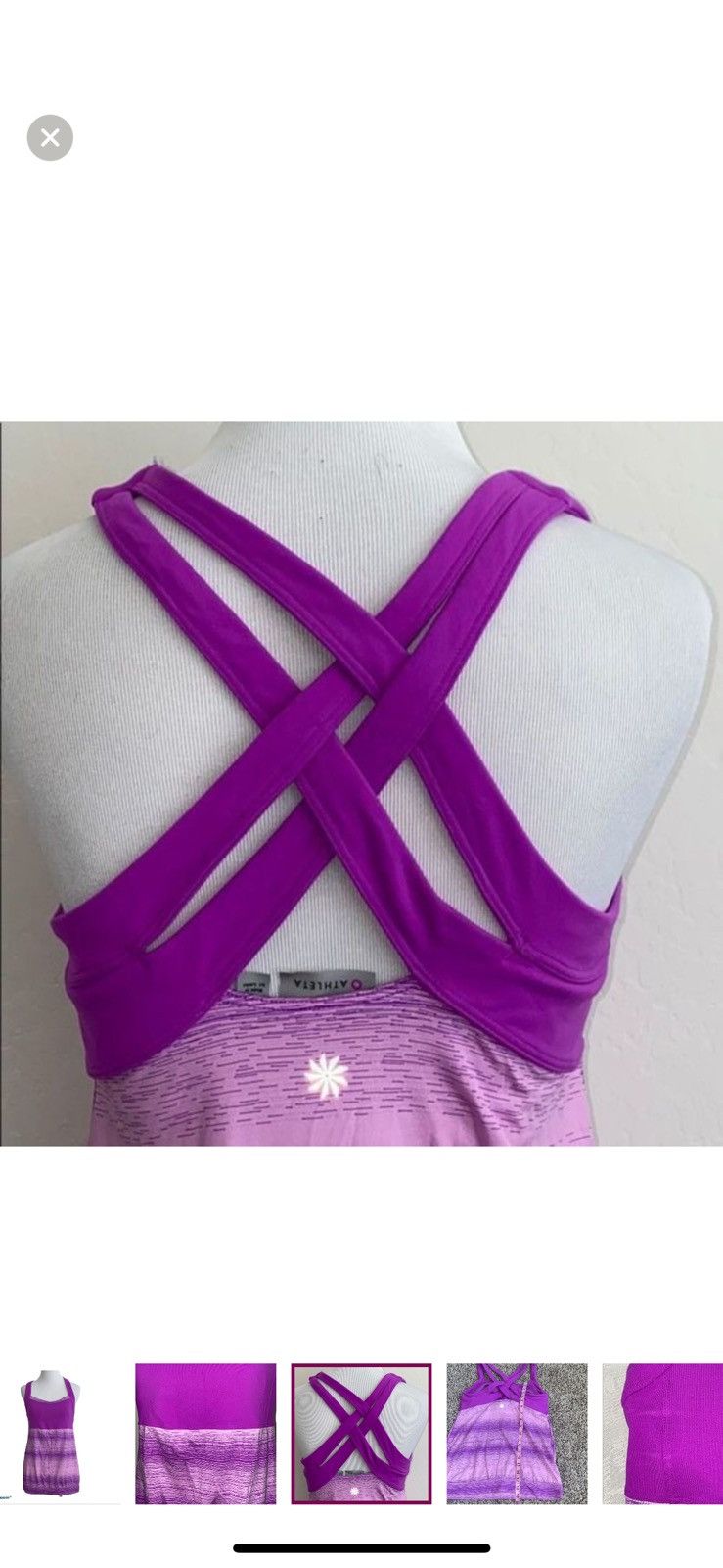 Athleta Athleta medium stride crunch and punch tank top Size M / US 6-8 / IT 42-44 - 5 Thumbnail
