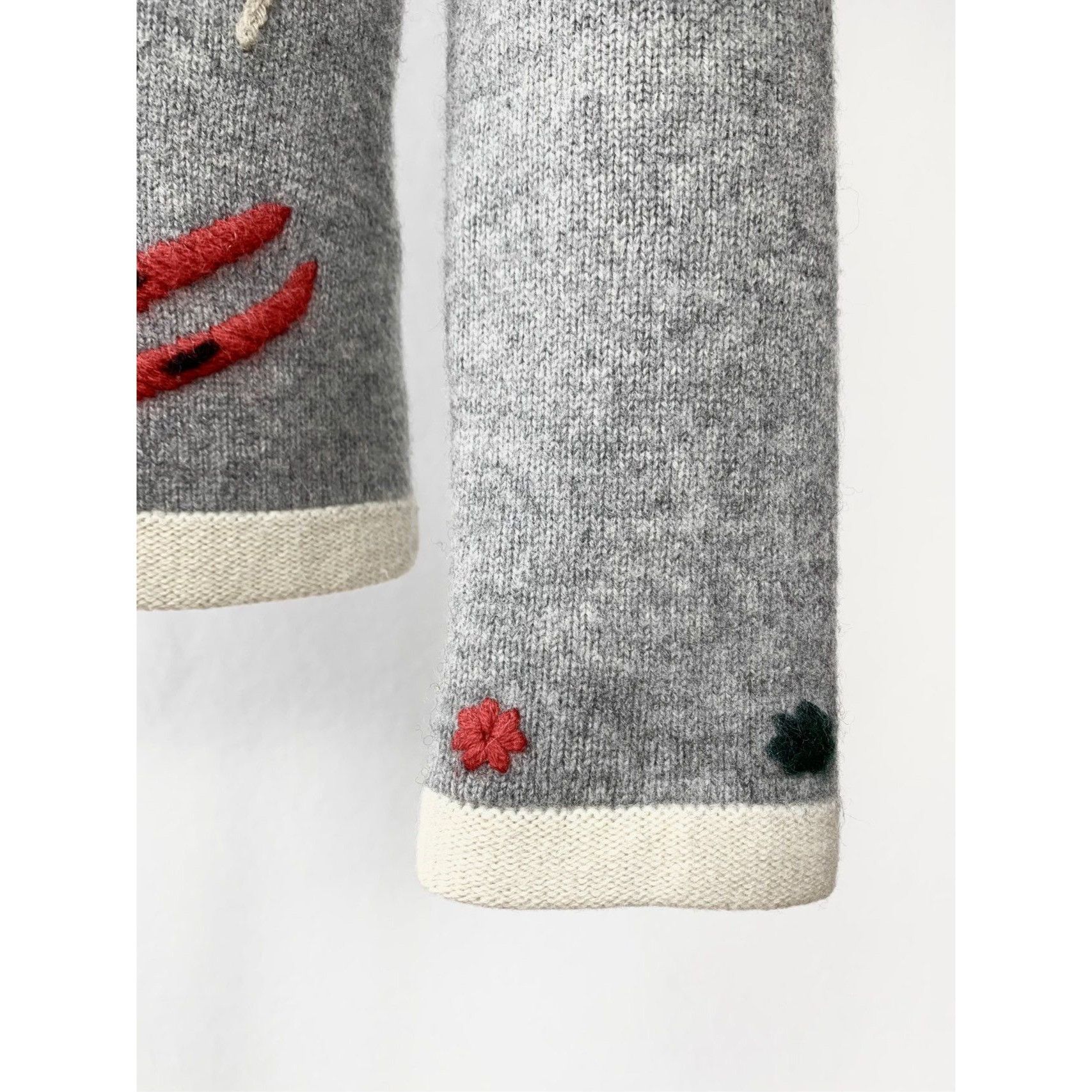 Loro Piana Loro Piana Baby Cashmere Gray Ski-Themed Sweater With Embroi Size S / US 4 / IT 40 - 3 Thumbnail