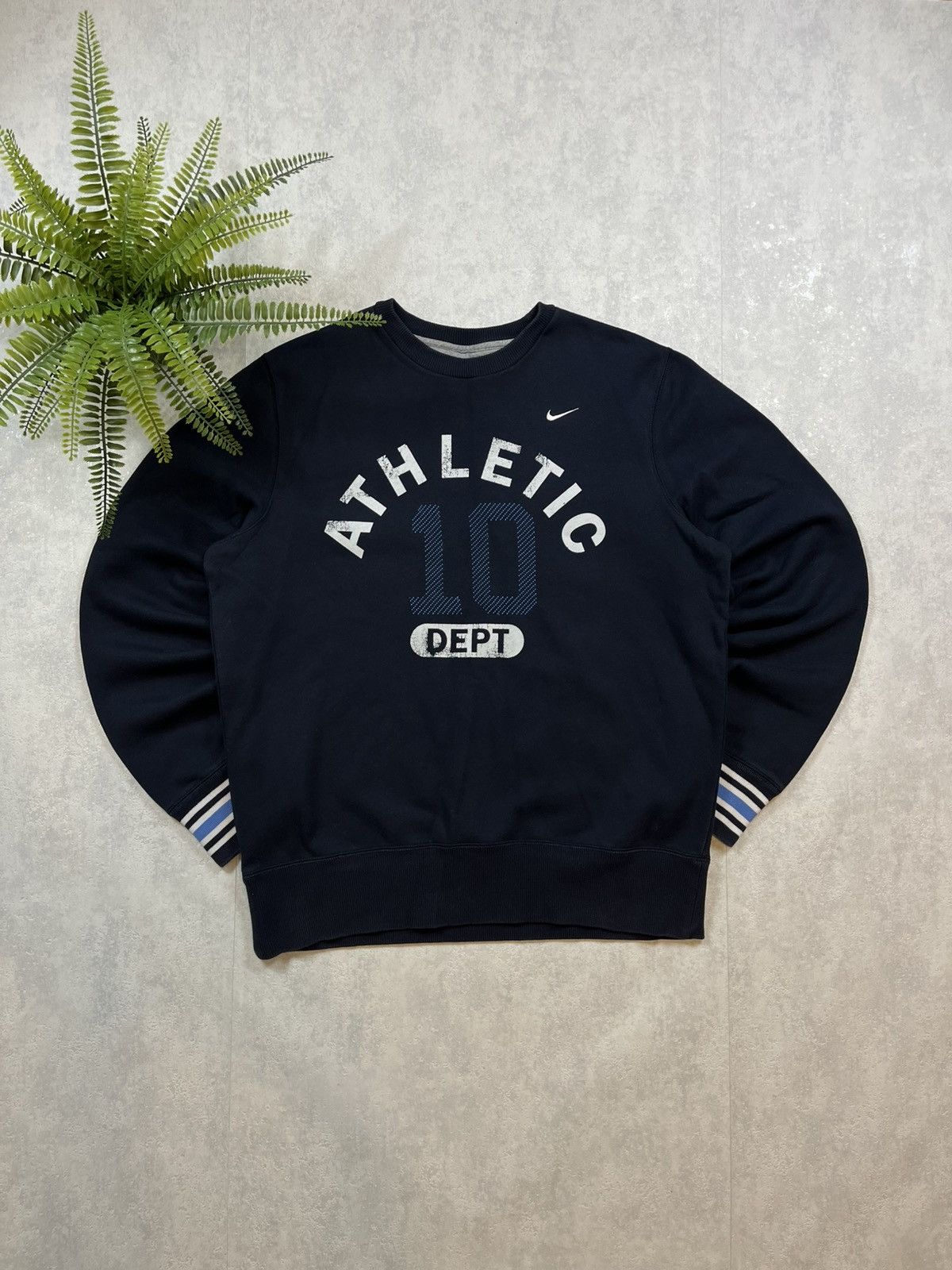 Nike 00’s NIKE ATHLETIC DEPT RETRO Y2K SWOOSH LOGO TRACK JACKET Size US L / EU 52-54 / 3 - 1 Thumbnail