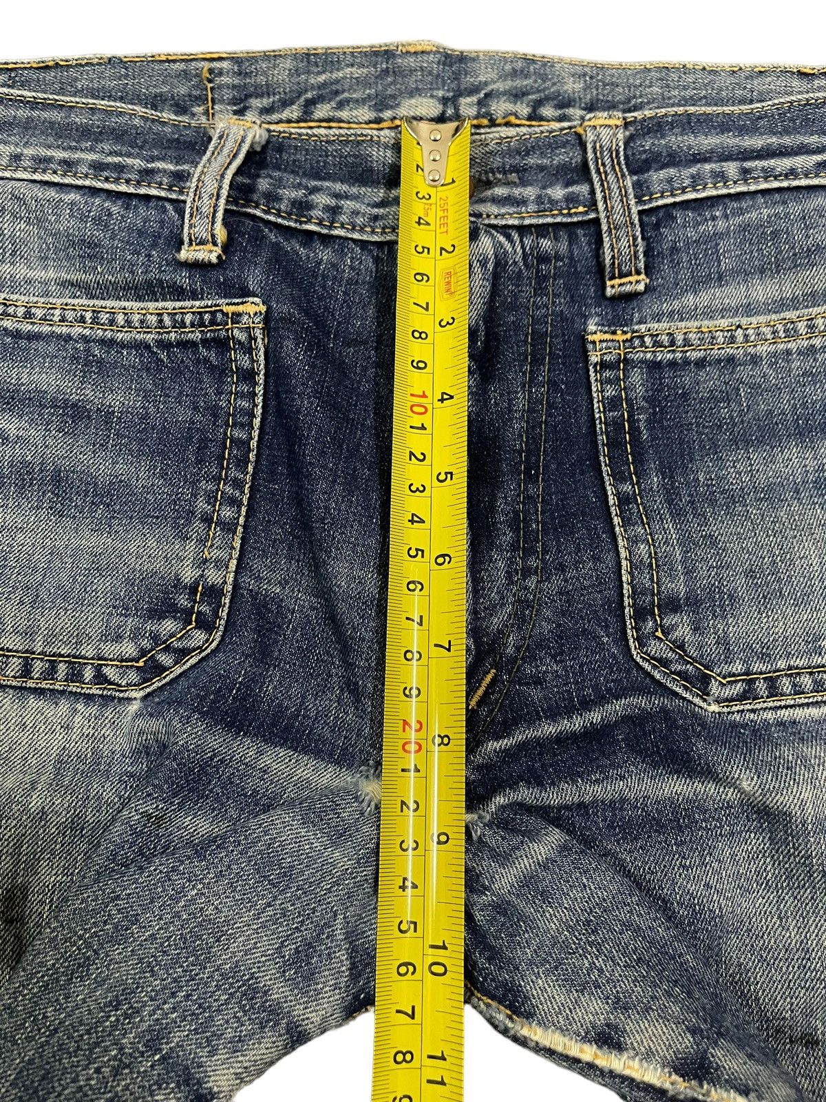 Big John Vintage 90s Big John Faded Wash Wide Leg Bell Bottom Flared Size US 32 / EU 48 - 13 Thumbnail