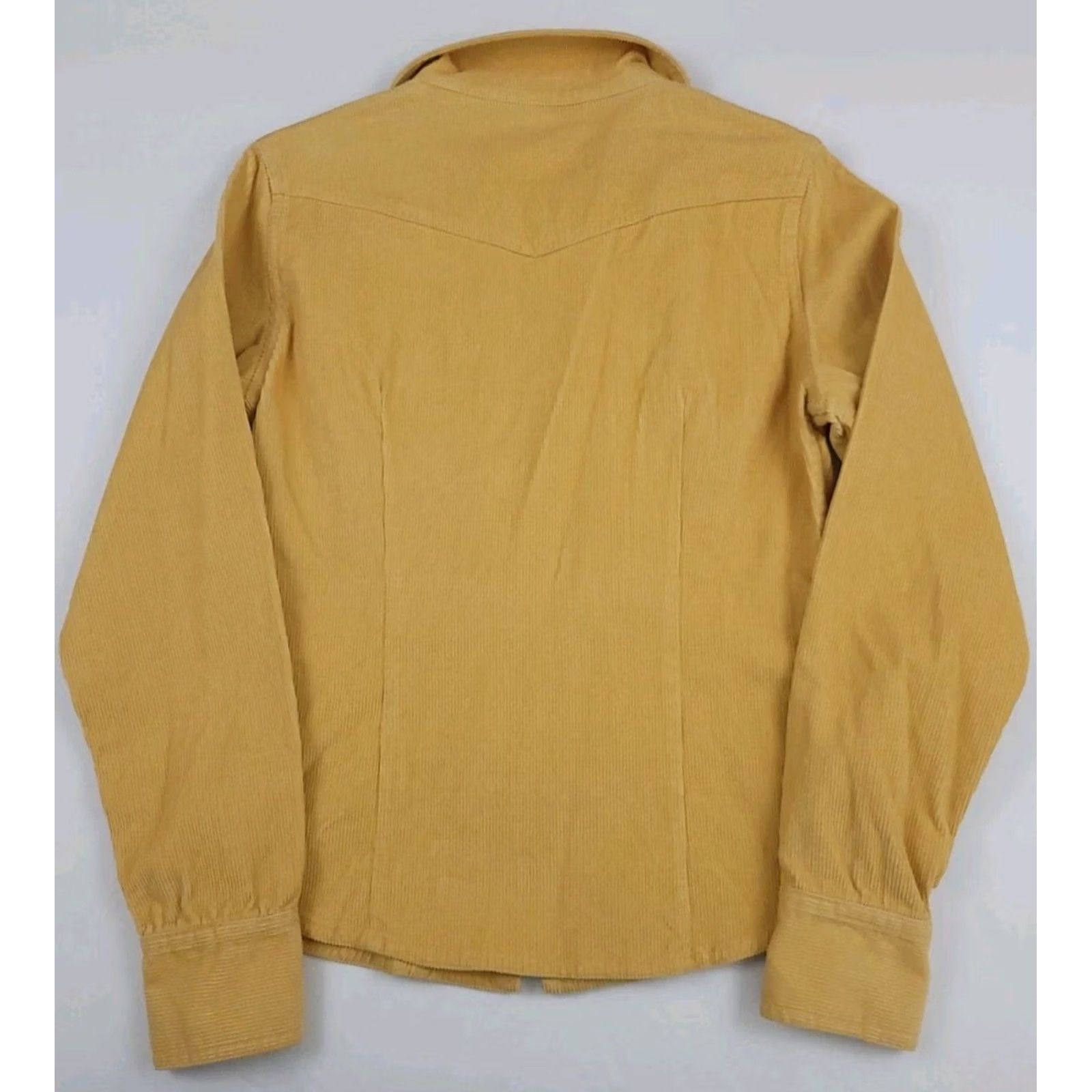 Vintage Vintage Arizona Y2k Corduroy Zip Lightweight Jacket Deadstock NWT Western Yellow Size M / US 6-8 / IT 42-44 - 7 Thumbnail