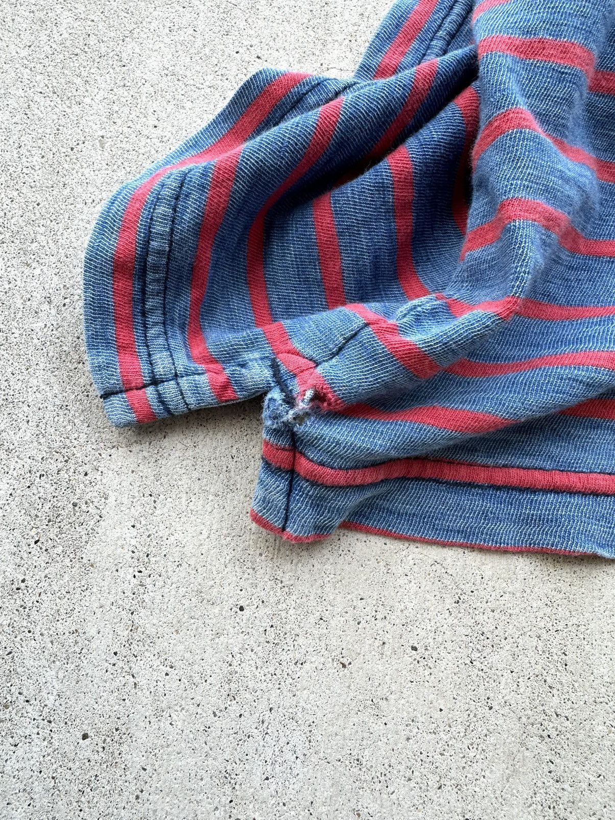 Faherty Faherty Polo Shirt Blue and Red Stripes Relaxed Fit XL Size US XL / EU 56 / 4 - 7 Thumbnail