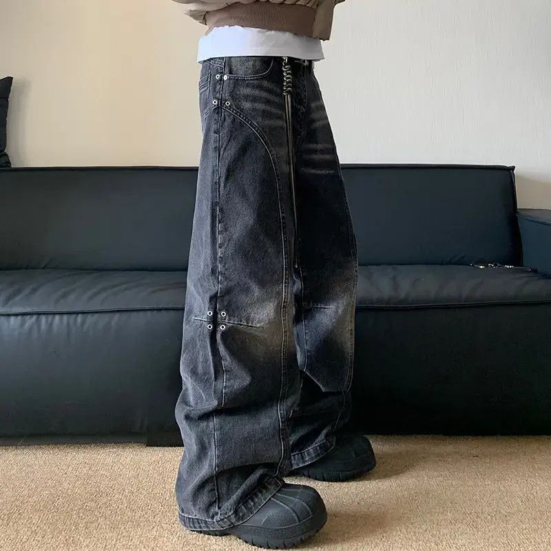 Designer × Japanese Brand Faded wash vintage baggy casual jeans Size US 33 - 3 Thumbnail