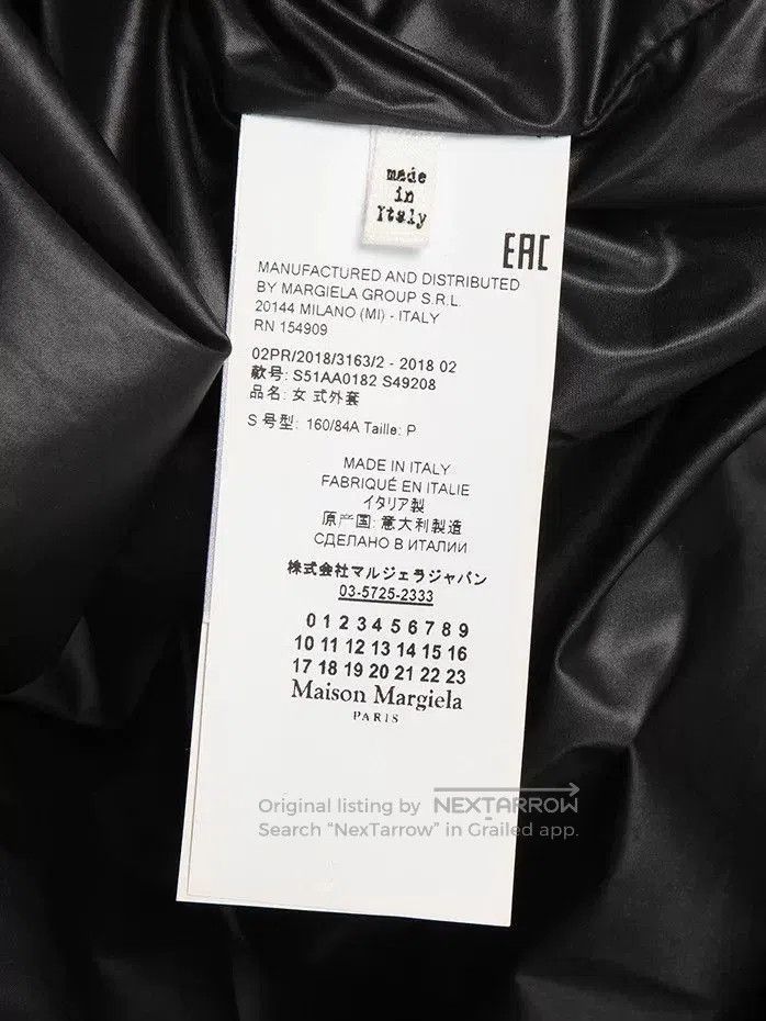 Maison Margiela Maison Margiela Gray Puffer Coat. Size US S / EU 44-46 / 1 - 7 Thumbnail