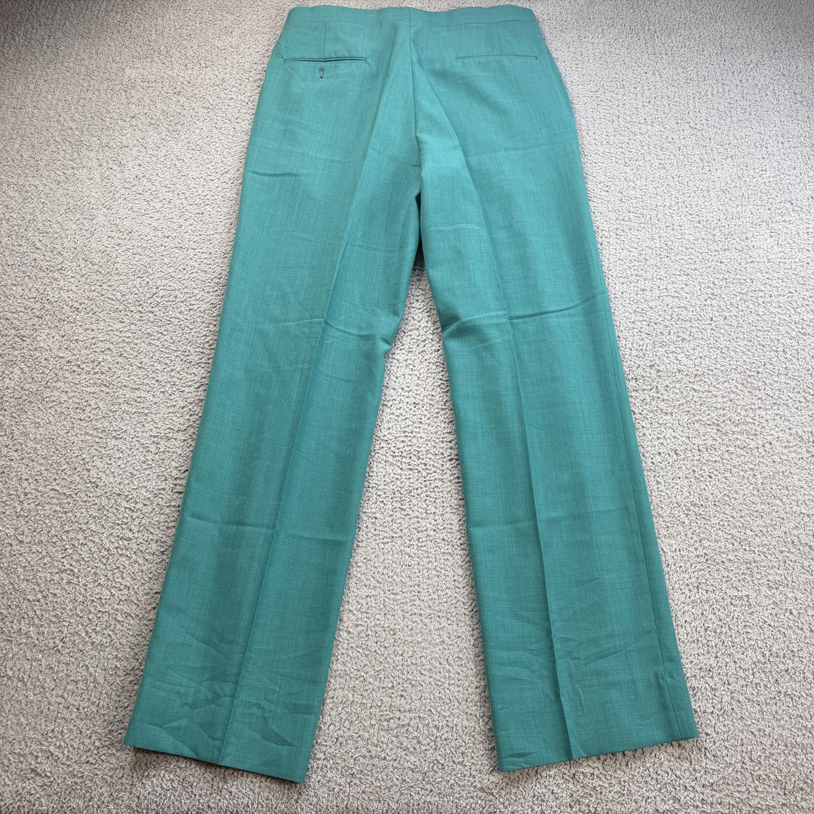 Other Vintage Jack Nicklaus Hart Schaffner Marx Teal Dress Pants Size 42R - 2 Thumbnail