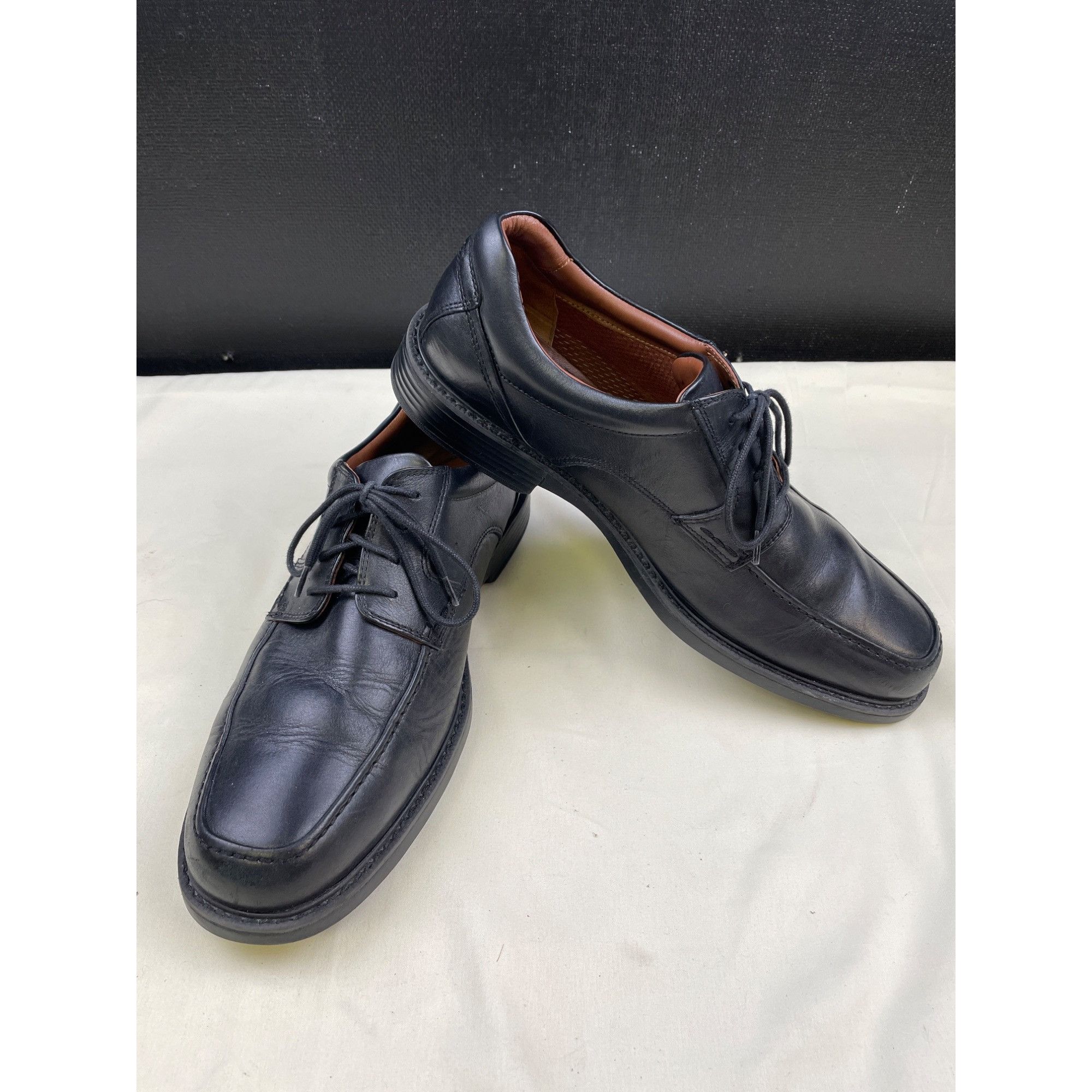 Johnston & Murphy Johnston & Murphy Men's Black Leather Shoes/ Oxfords Size 10 Size US 10 / EU 43 - 4 Thumbnail