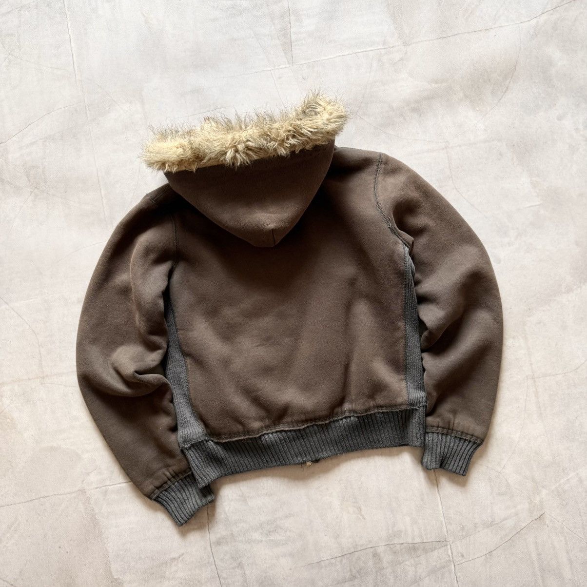 Hysteric Glamour × Undercover Abercrombie If Six Was Nine Vibe Faux Fur Zip Hoodie Jacket Size S / US 4 / IT 40 - 6 Thumbnail