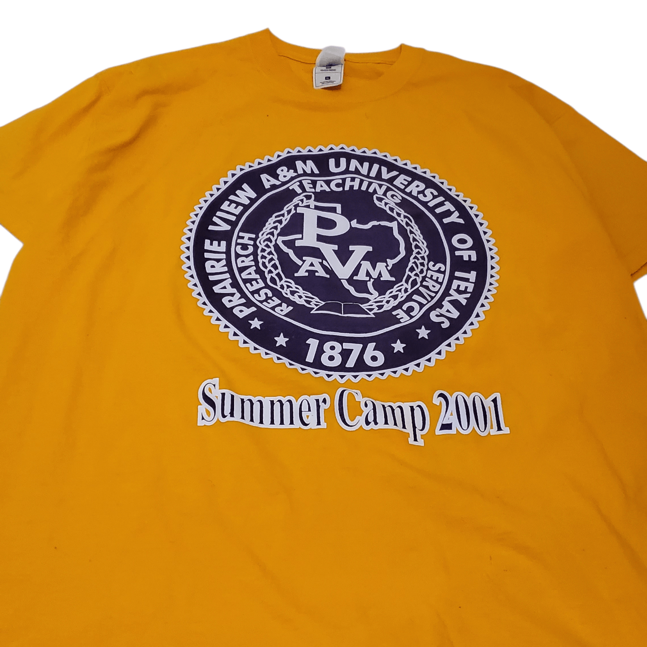 Vintage Y2K 2001 Prarie View A&M University Teacher T-Shirt Size US XL / EU 56 / 4 - 2 Thumbnail