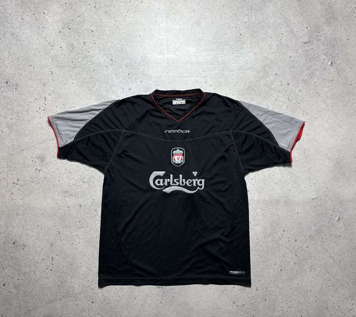 Reebok Reebok FC Liverpool 2002/2003 Vintage Training Soccer Jersey Size US XL / EU 56 / 4 - 1 Thumbnail
