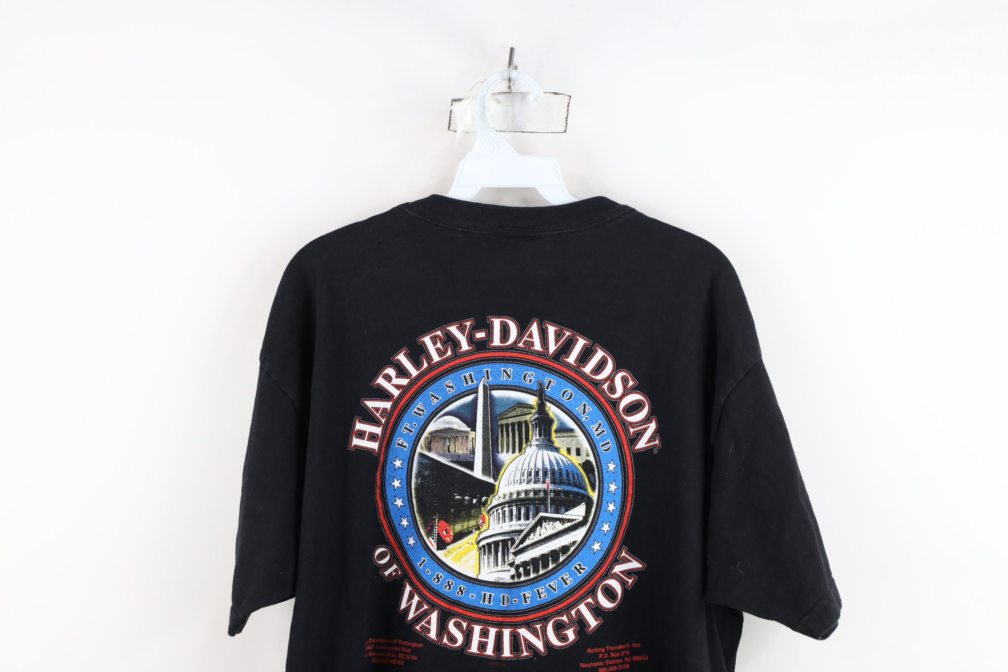 Harley Davidson Vintage Y2K 2003 Harley Davidson Thunder Eagle T-Shirt USA Size US XL / EU 56 / 4 - 15 Thumbnail