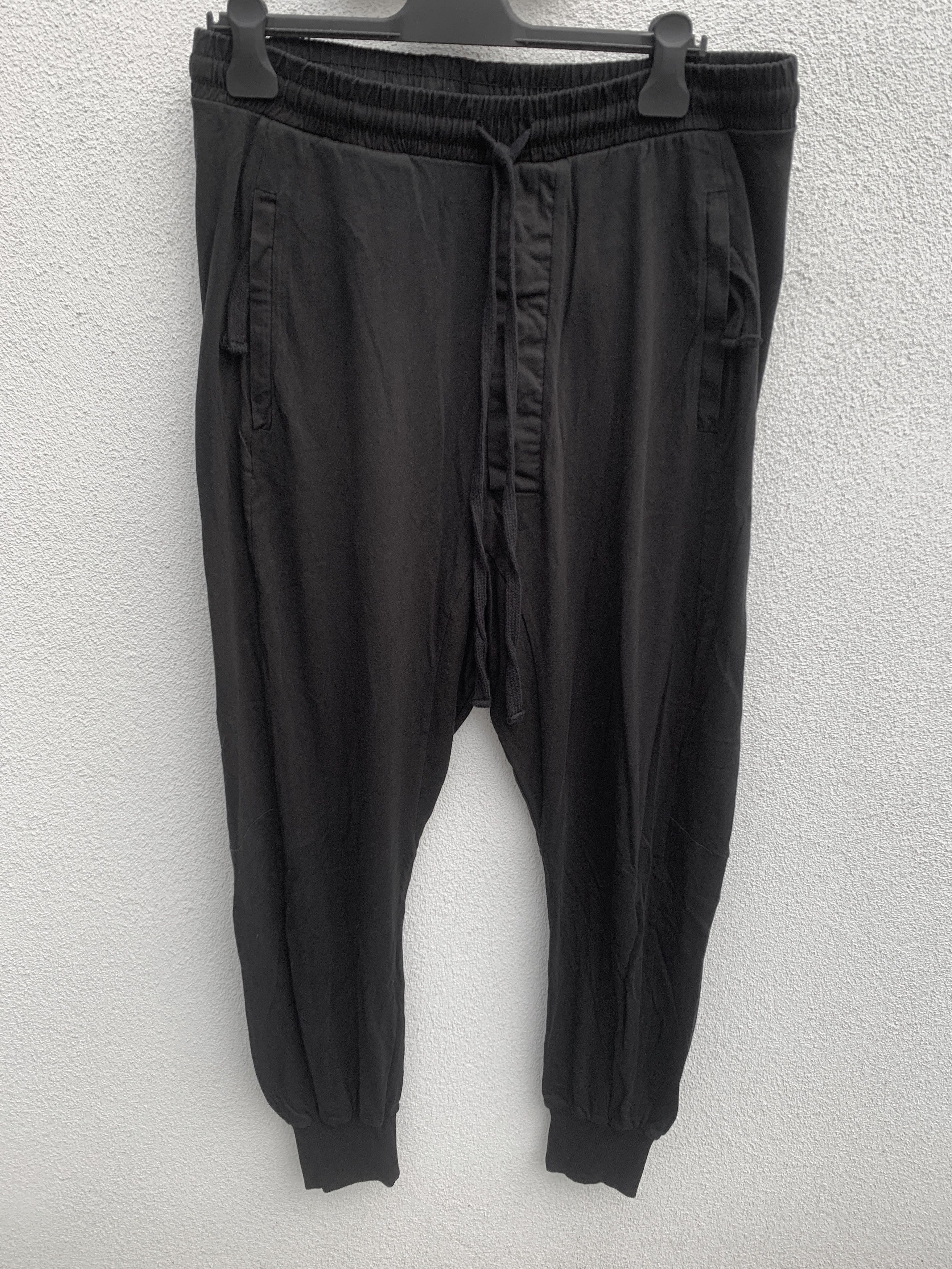 image of Thom Krom Sweatpants Dropcrotch Joggers Black Xxl, Men's (Size 34)