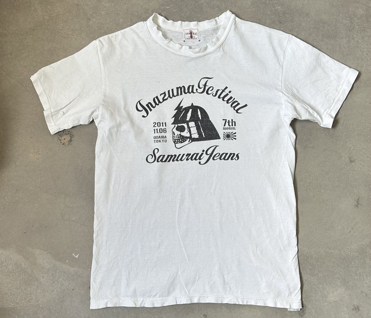 Samurai Jeans VINTAGE SAMURAI JAPAN INAZUMA FESTIVAL TEE Size US M / EU 48-50 / 2 - 1 Thumbnail