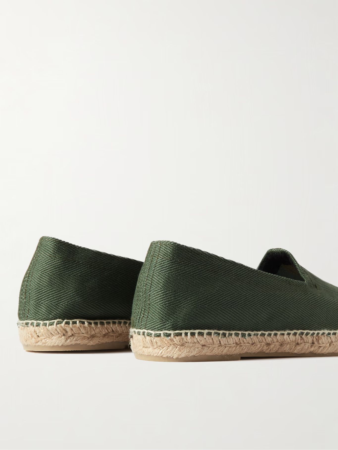 Drake's DRAKE'S Herringbone Cotton Canvas Espadrilles Size US 10 / EU 43 - 5 Thumbnail