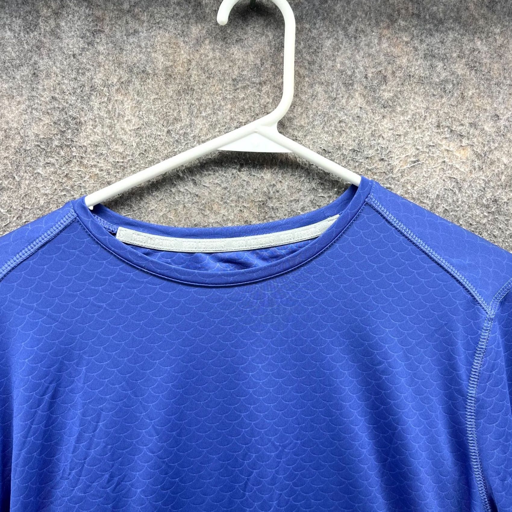 Vintage VINTAGE Reel Legends Shirt Men L Blue KEEP IT COOL Performance Rash Guard UPF Long Sleeve Crew Neck Logo Size US L / EU 52-54 / 3 - 6 Thumbnail