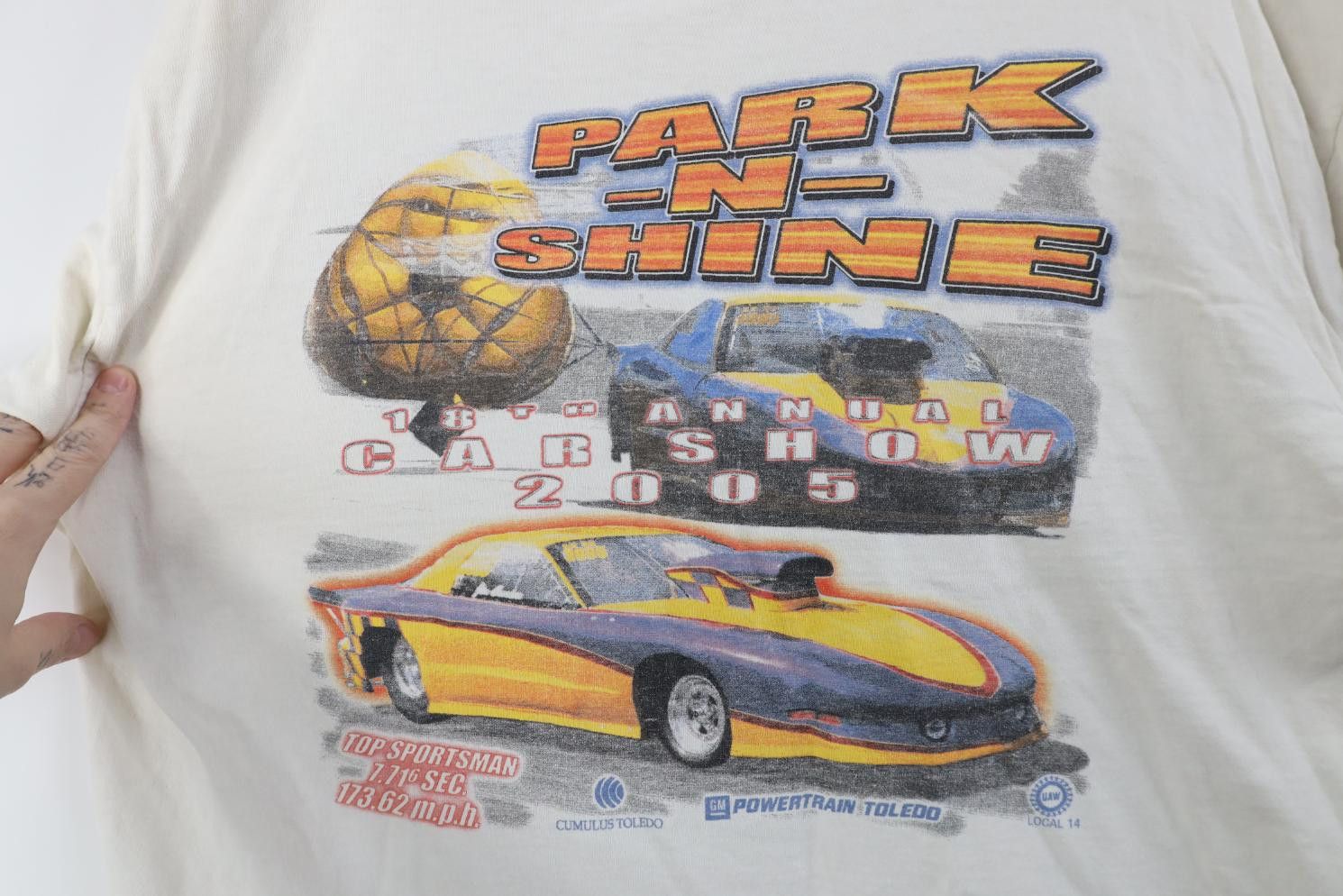 Vintage Vintage Y2K 2005 Park N Shine Car Show Short Sleeve T-Shirt Size US L / EU 52-54 / 3 - 6 Thumbnail