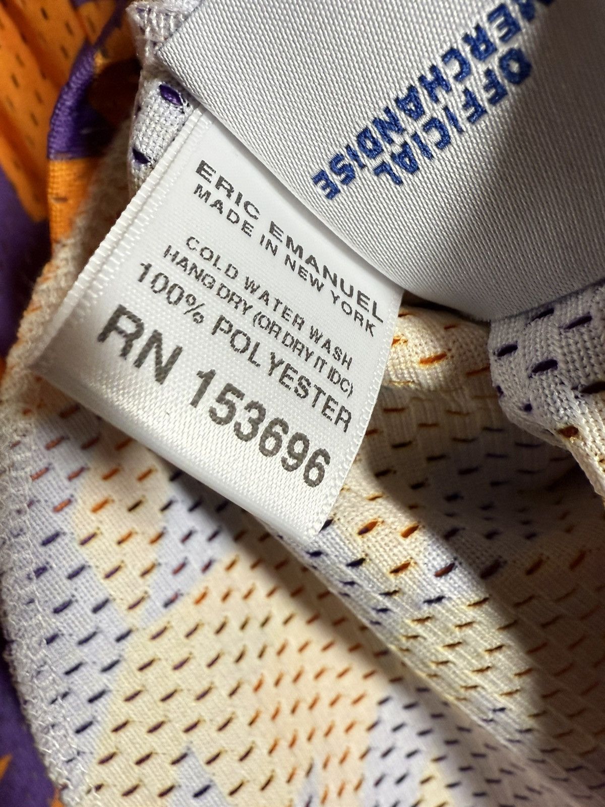 Eric Emanuel Eric Emanuel Basic EE Shorts Orange w/ Purple Size US 35 - 4 Thumbnail