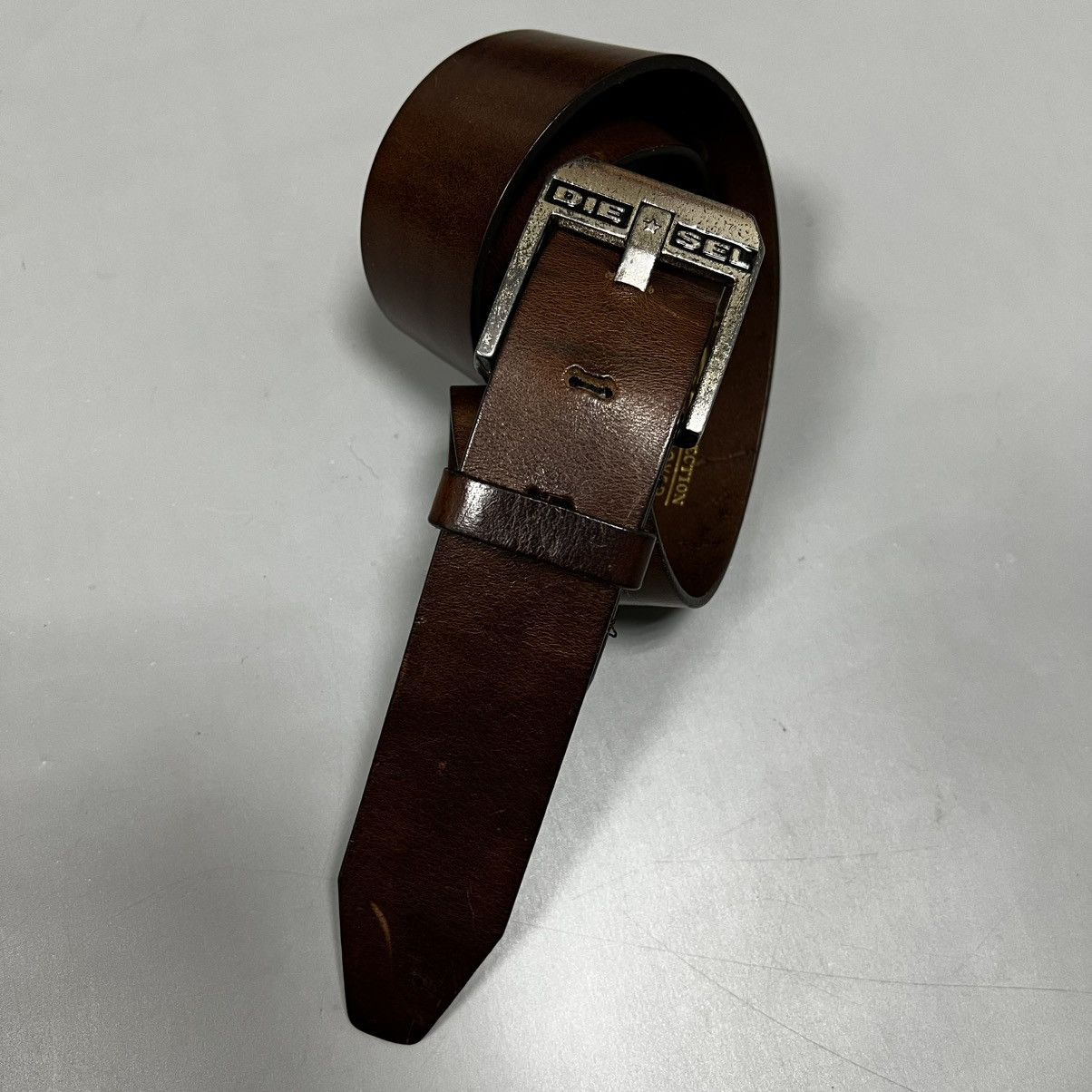 Diesel Vintage DIESEL Leather Belt Y2k Size ONE SIZE - 2 Thumbnail