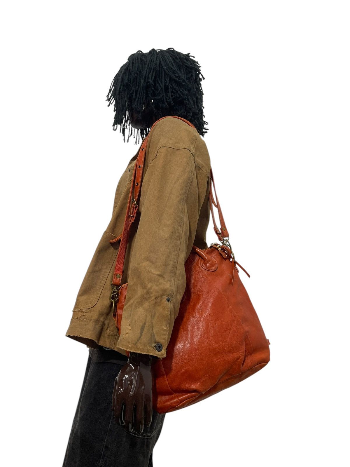 Genuine Leather Full Leather Cuir Jouer Cube Cross Body Shoulder Bag 1🟩9 Size ONE SIZE - 2 Thumbnail