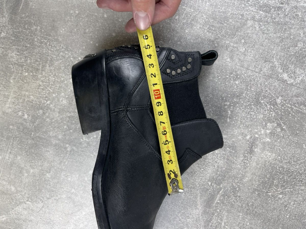Zadig & Voltaire Zadig & Voltaire Stainless Steel Dot Toe Leather Boots Size US 8 / IT 38 - 10 Thumbnail