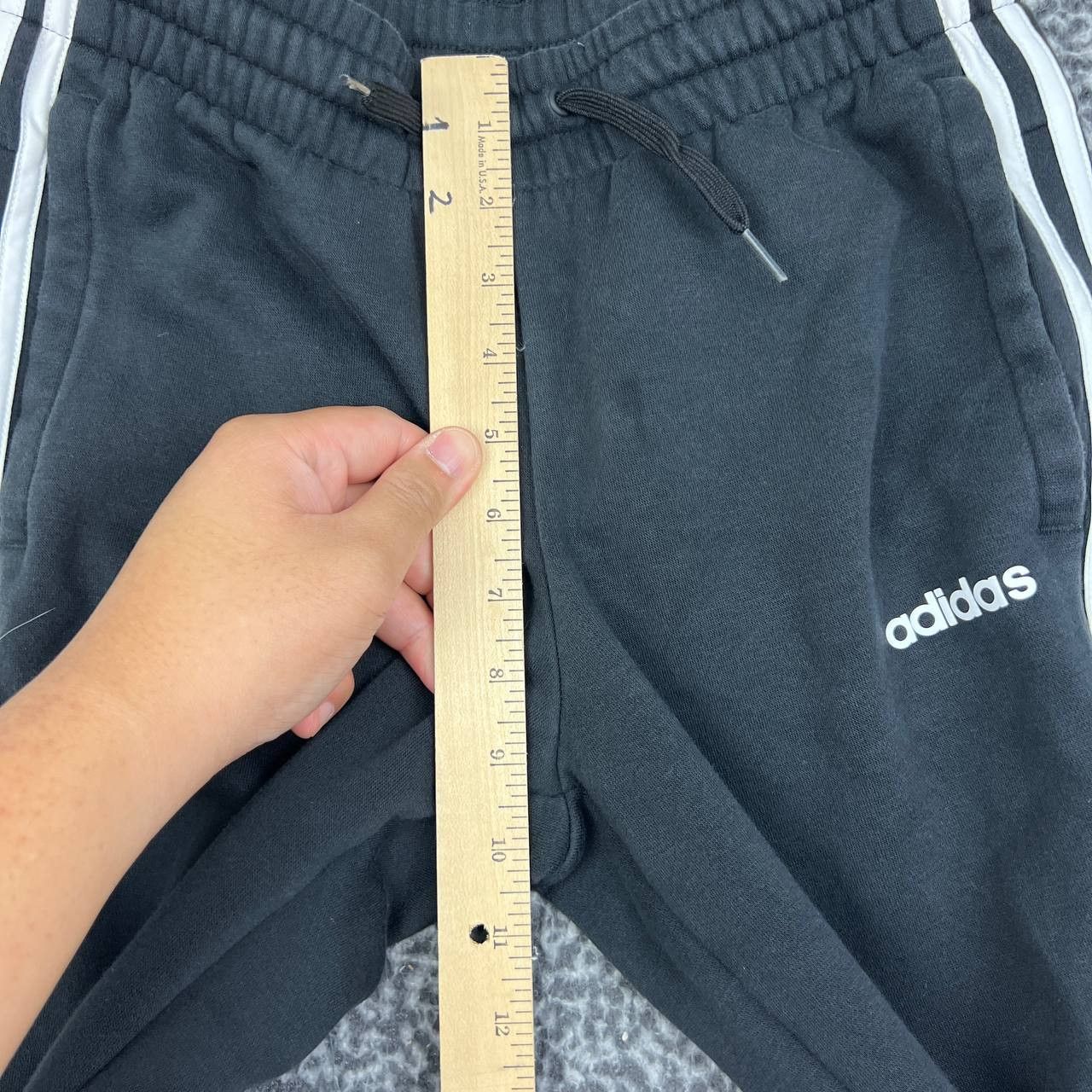 Adidas Adidas Jogger Track Pants Men 3-Stripe Fleece Slim Fit XS Size US 26 / EU 42 - 3 Thumbnail