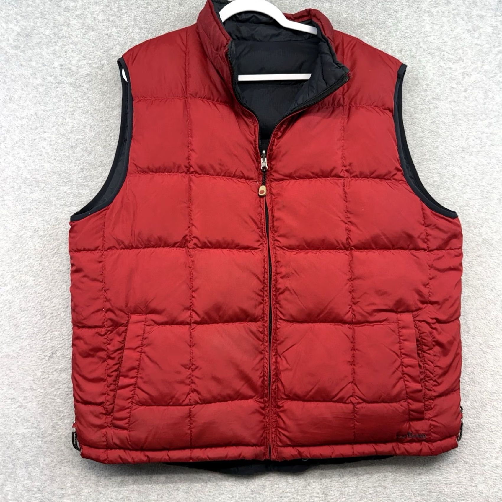 Vintage V.L.L.Bean Reversible Puffer Vest Vest Men XLT Tall Blue Red Full Zip XLT (Big & Tall) Size US XL / EU 56 / 4 - 6 Thumbnail