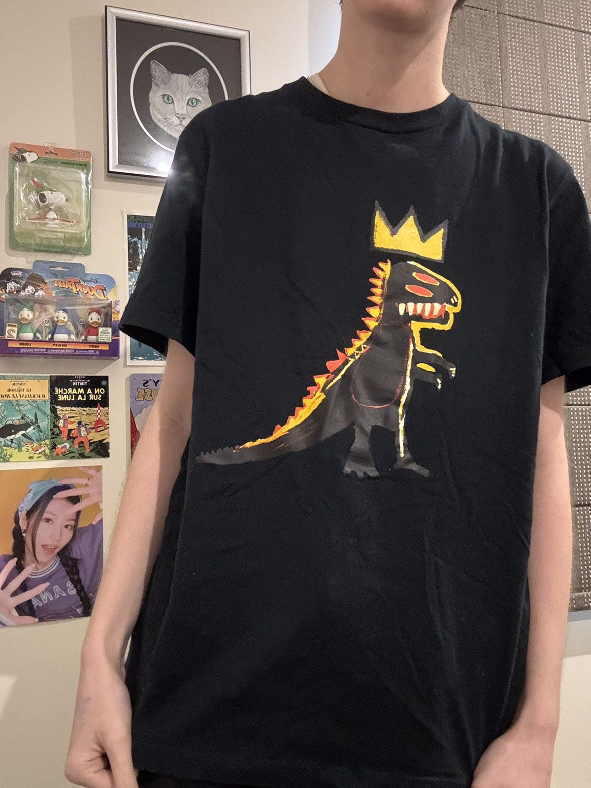 Converse Basquiat x converse collab graphic tshirt Size US S / EU 44-46 / 1 - 1 Thumbnail