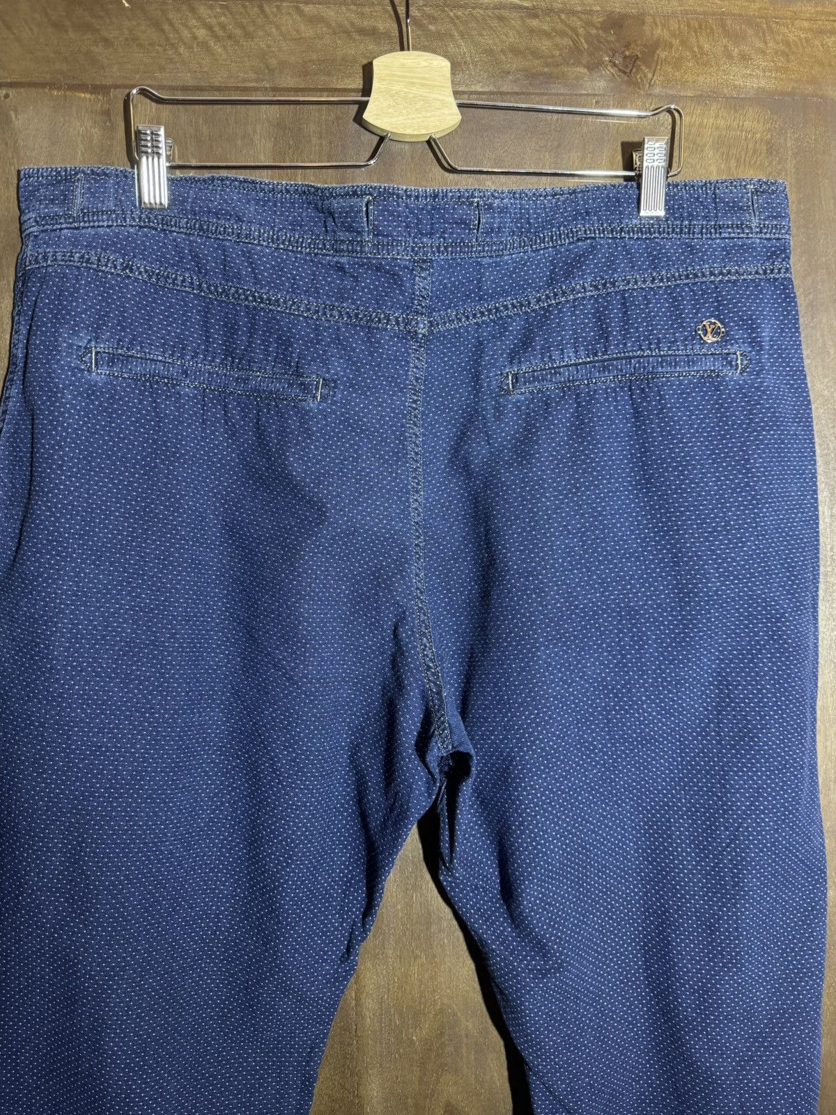Louis Vuitton Louis vuitton cropped jacquard denim pants 48 men XXL Size US 42 / EU 58 - 9 Thumbnail