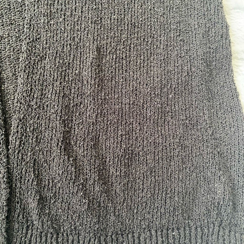 Mossimo Mossimo women S open front loose knit cardigan black Size S / US 4 / IT 40 - 6 Thumbnail