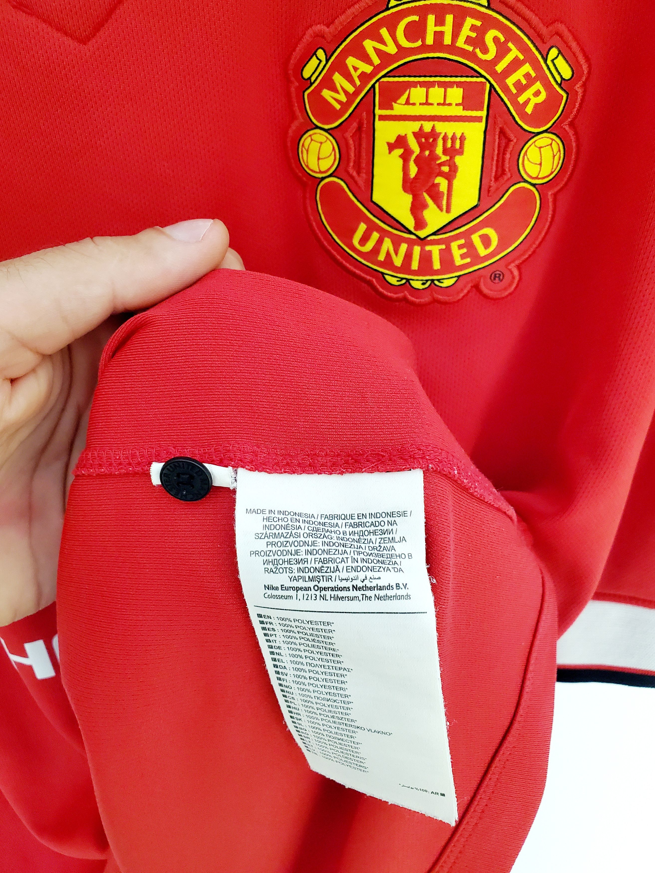 Nike MANCHESTER UNITED 2014 2015 HOME JERSEY NIKE perfect condit Size US XXL / EU 58 / 5 - 4 Thumbnail