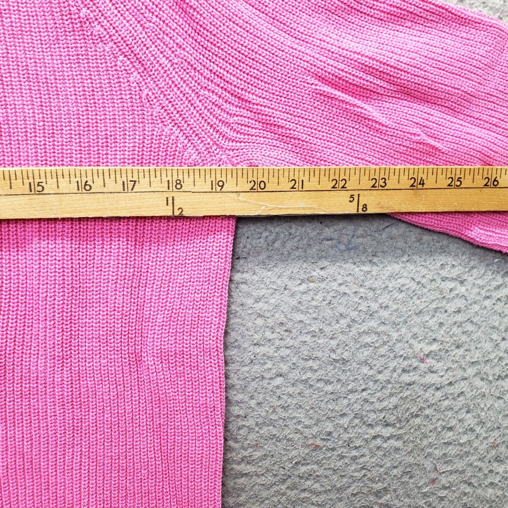 Loft LOFT Womens Pink Henley Sweater Waffle Knit Ribbed Cuff Hem 1/2 Button Size M Regular Knit Pullover Shirt/ Sweater Size M / US 6-8 / IT 42-44 - 4 Thumbnail