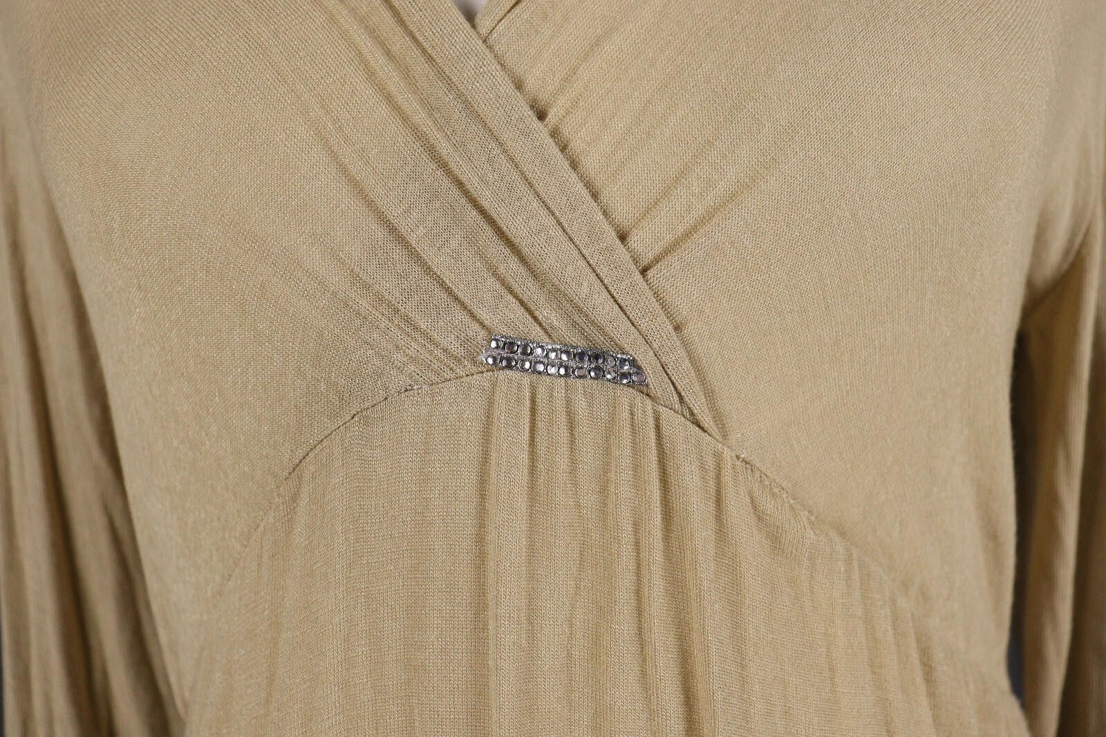 Bottega Veneta Bottega by Elisa Cavaletti Beige A-Line Mini Dress Size L Size L / US 10 / IT 46 - 4 Thumbnail