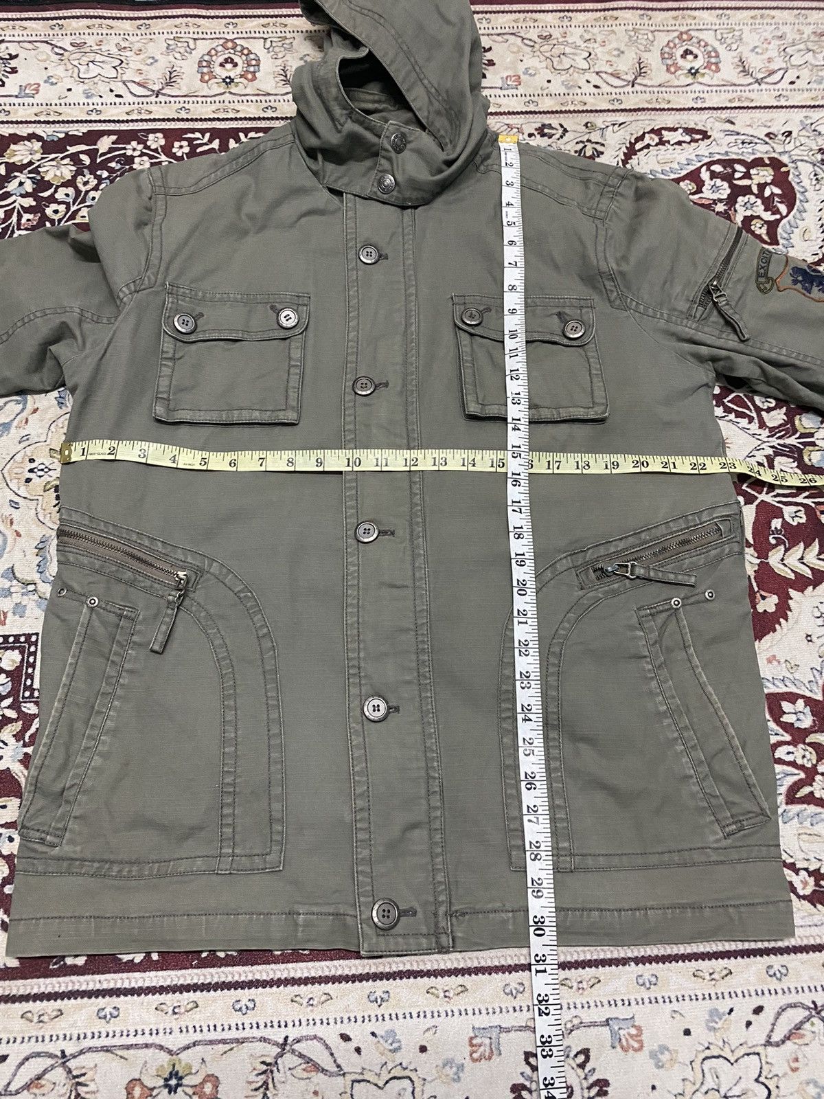 Japanese Brand Clride jeans Multipocket hoodie jacket Size US L / EU 52-54 / 3 - 13 Thumbnail