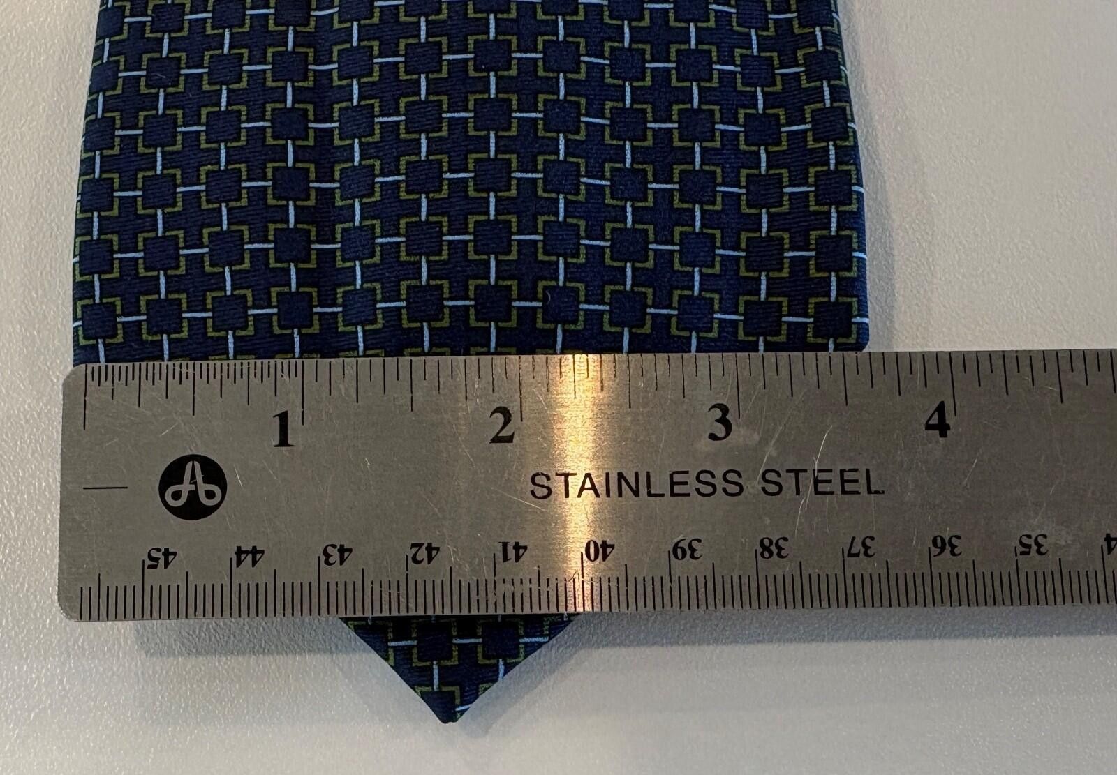 Tiffany & Co. Authentic Tiffany & Co. Mens 100% Silk Geometric Square Tie Size ONE SIZE - 6 Thumbnail