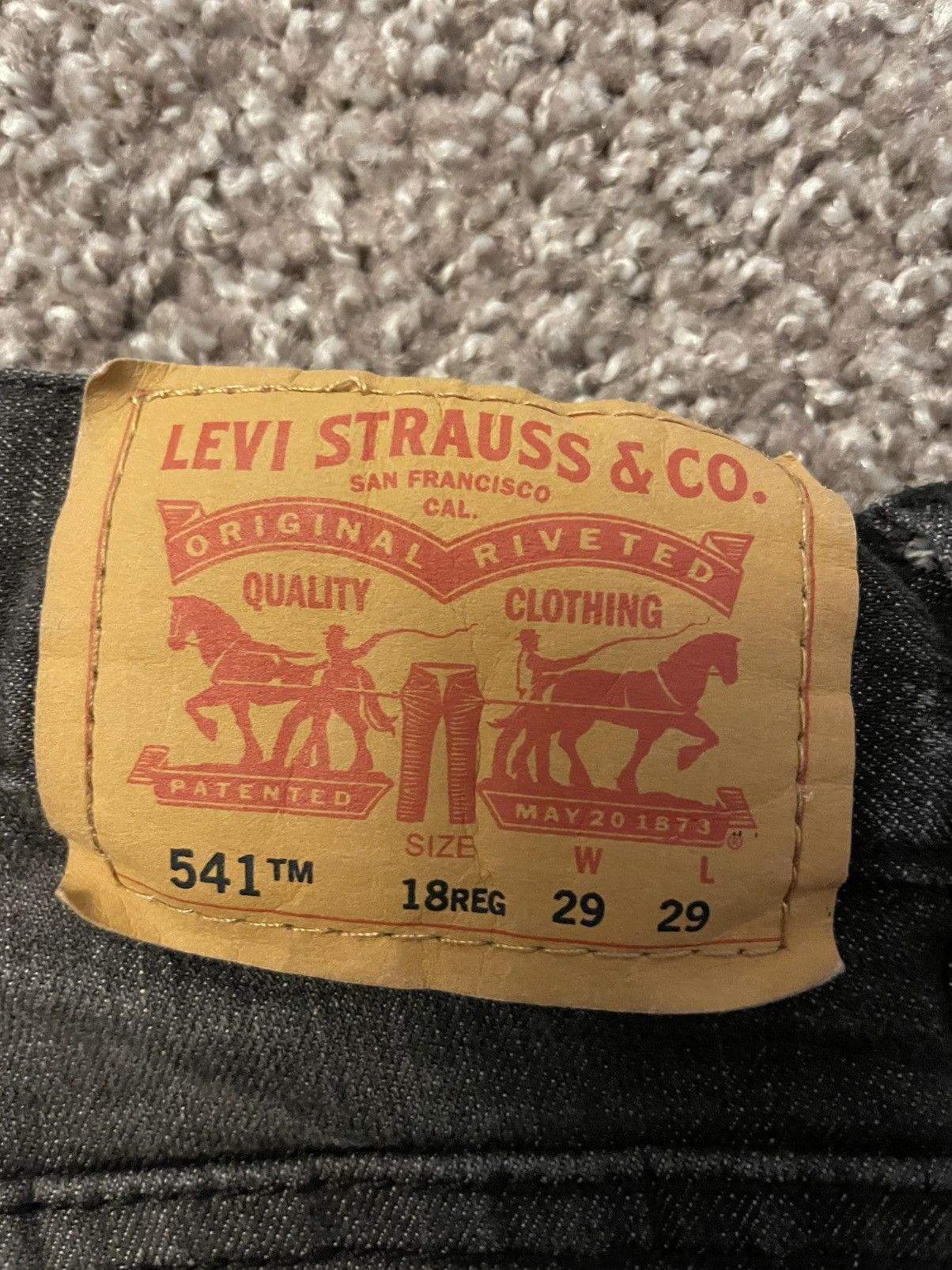 Levi's Levi’s 541 Athletic Fit Jeans (29x29) Size US 29 - 4 Thumbnail