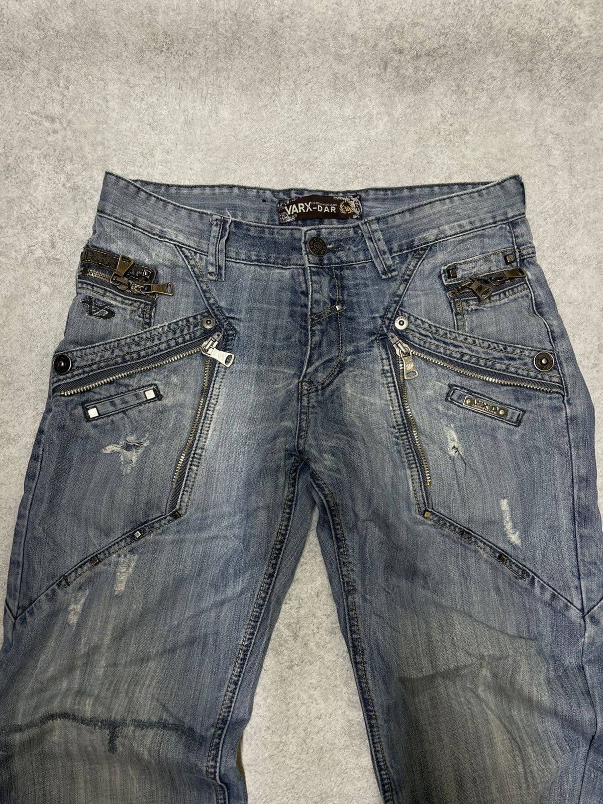 If Six Was Nine × Japanese Brand × Le Grande Bleu (L.G.B.) Y2K Distress Cuffs Denim IFSIXWASNINE Style Size US 33 - 7 Thumbnail