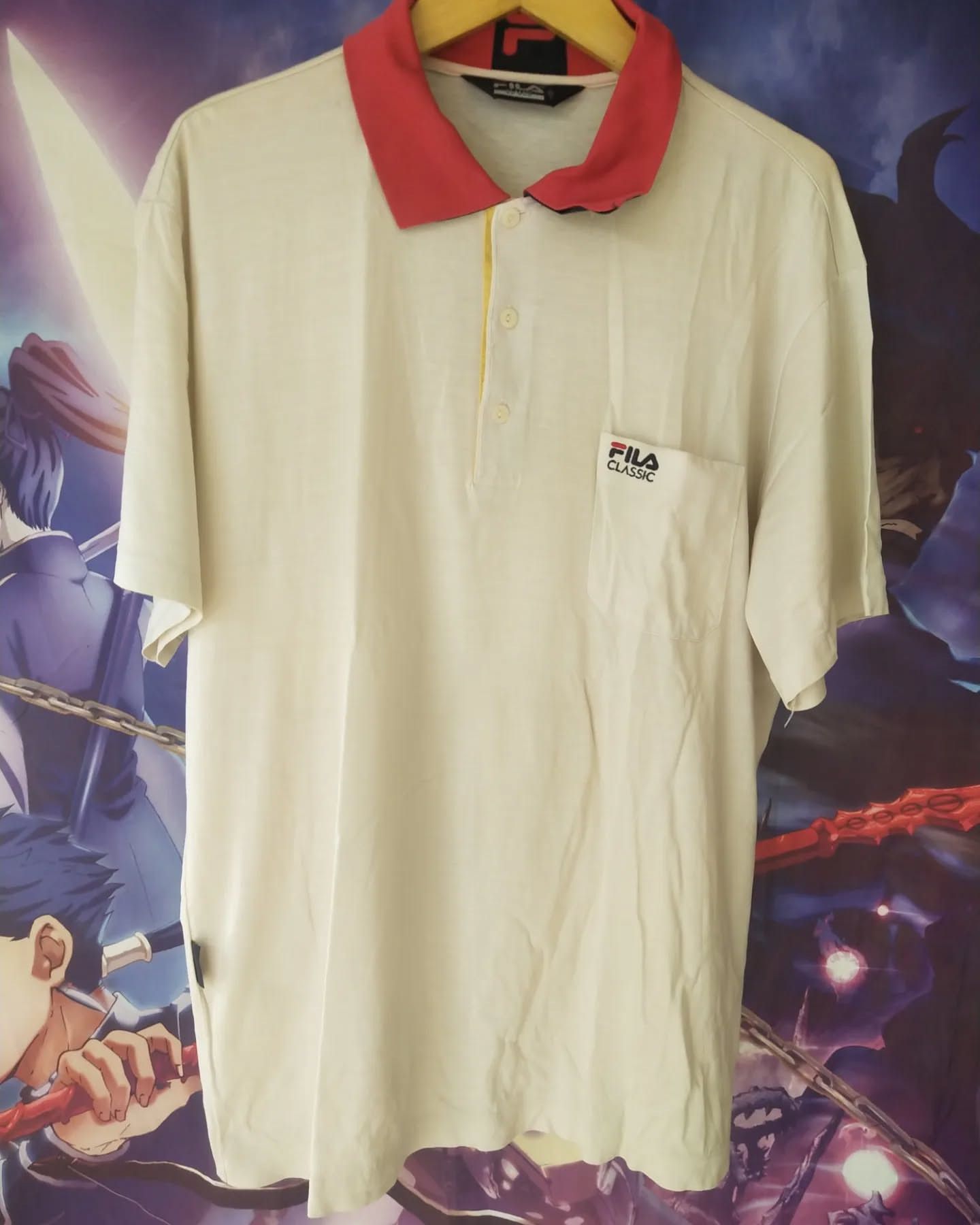 Vintage FILA Classic Broken White Sport Polo Shirt