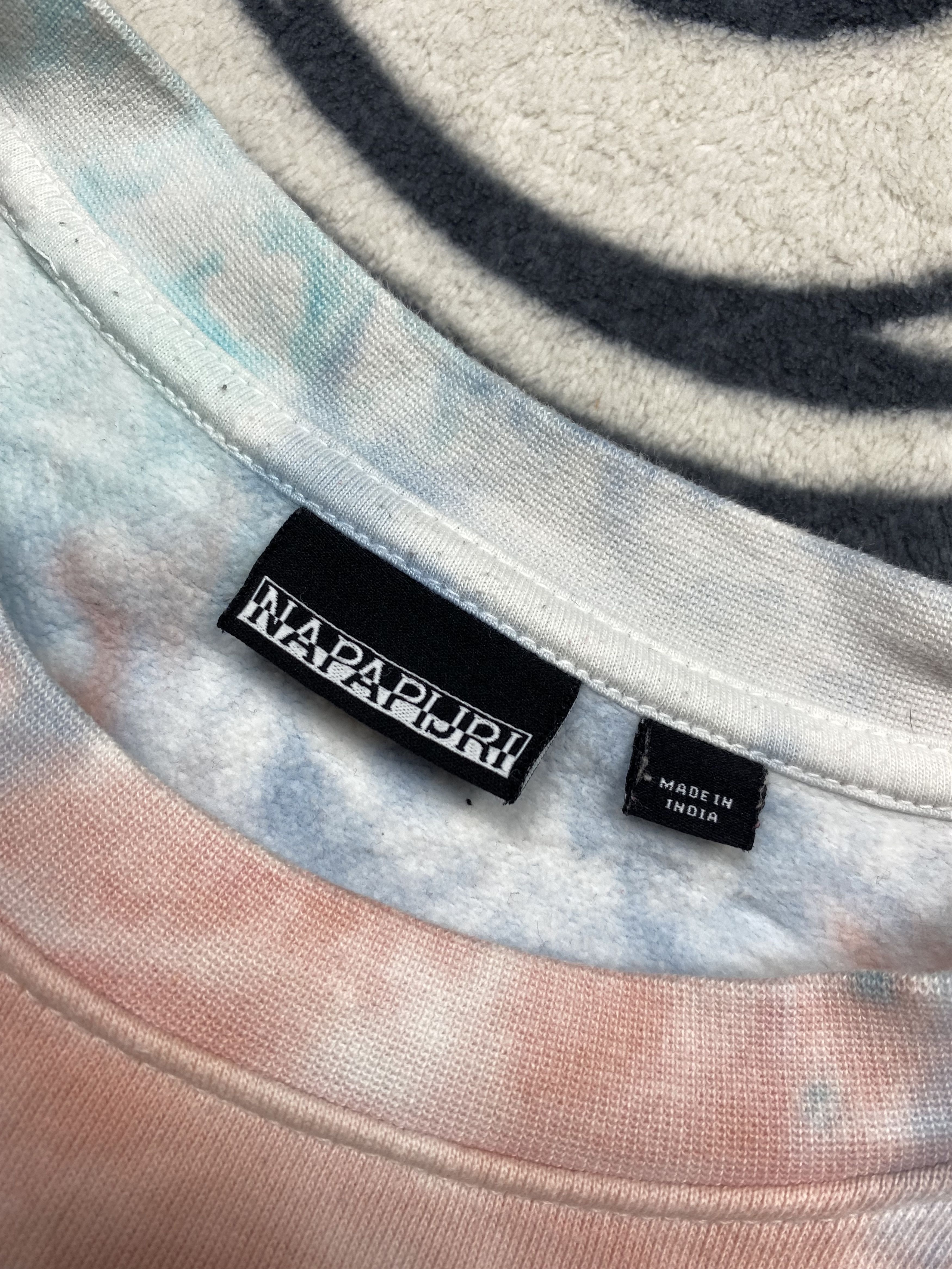 Napapijri Napapijri Vintage Mens Tye Dye Sweatshirt Y2K Size US XL / EU 56 / 4 - 6 Thumbnail