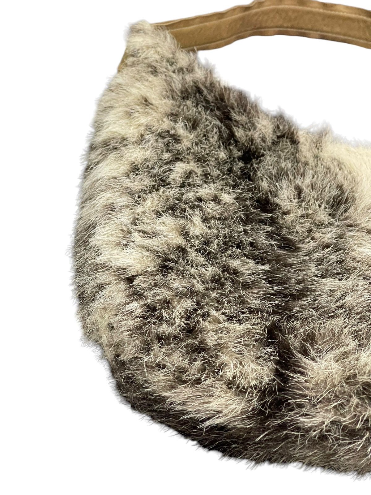 Genuine Leather Full Hairy Fur Cherosita Tote Shoulder Bag 9🟩 Size ONE SIZE - 13 Thumbnail