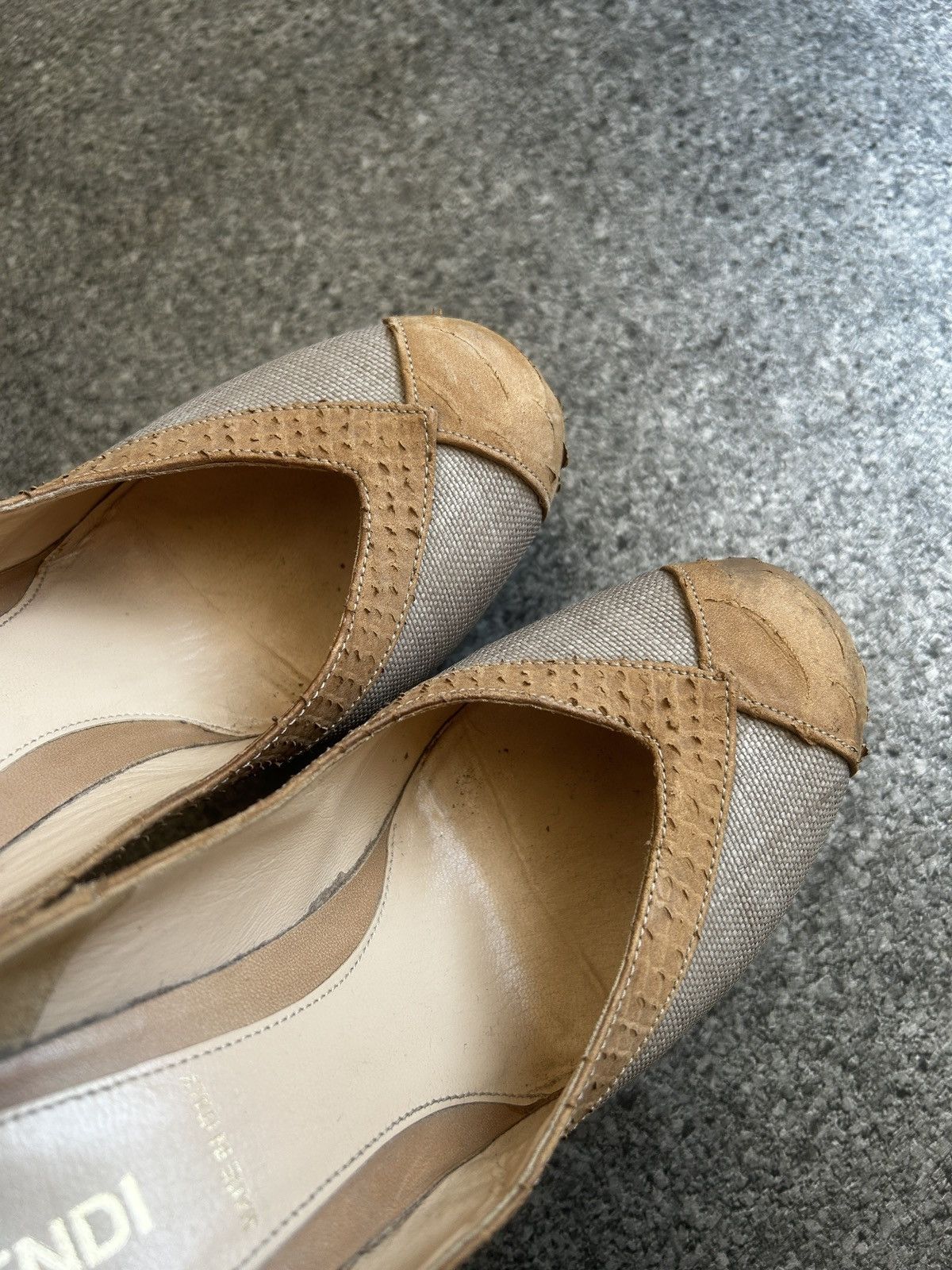 Fendi FENDI High Heels Sandals Size US 5.5 / IT 35.5 - 8 Thumbnail