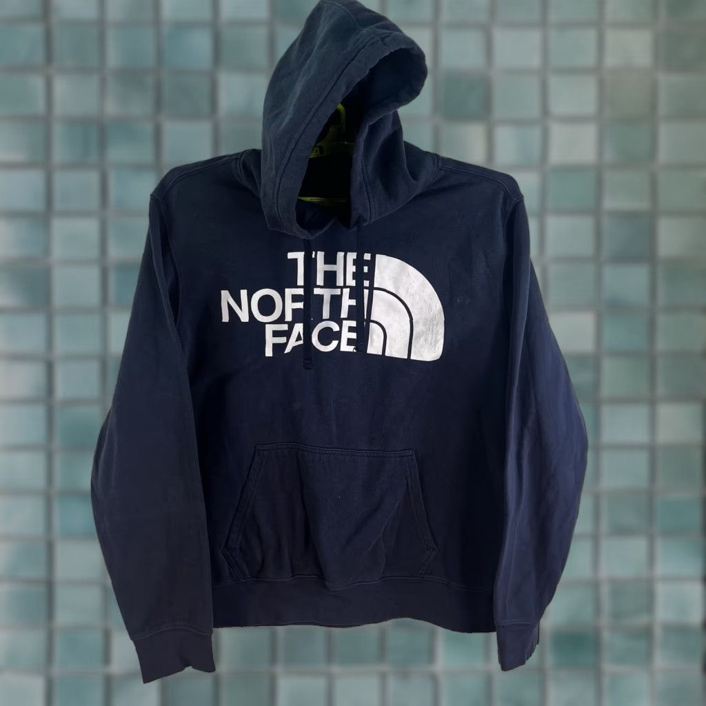 The North Face The North Face Hoodie Mens Size L Blue Logo Pullover Sweatshirt Size US L / EU 52-54 / 3 - 1 Thumbnail