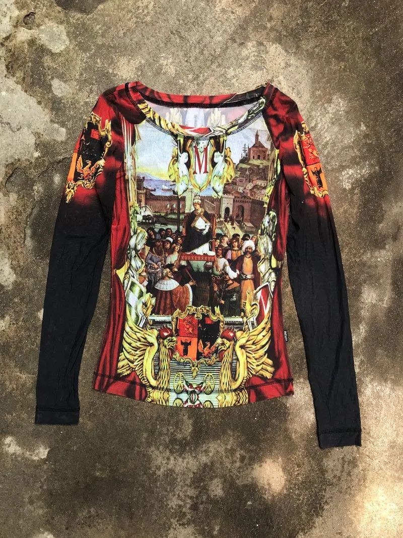 Jean Paul Gaultier Jean Paul gaultier Style Mesh longsleeve Size US M / EU 48-50 / 2 - 1 Thumbnail
