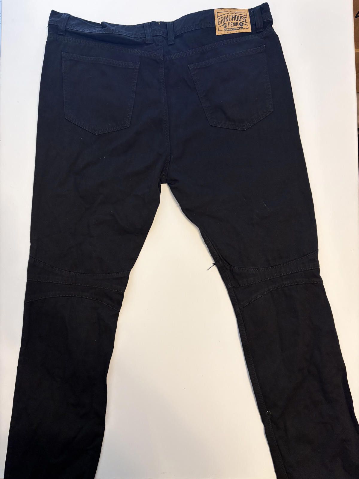 Other Grindhouse Men's Blk Moto Distressed Biker Jean (Size 44x32) Size US 44 / EU 60 - 3 Thumbnail