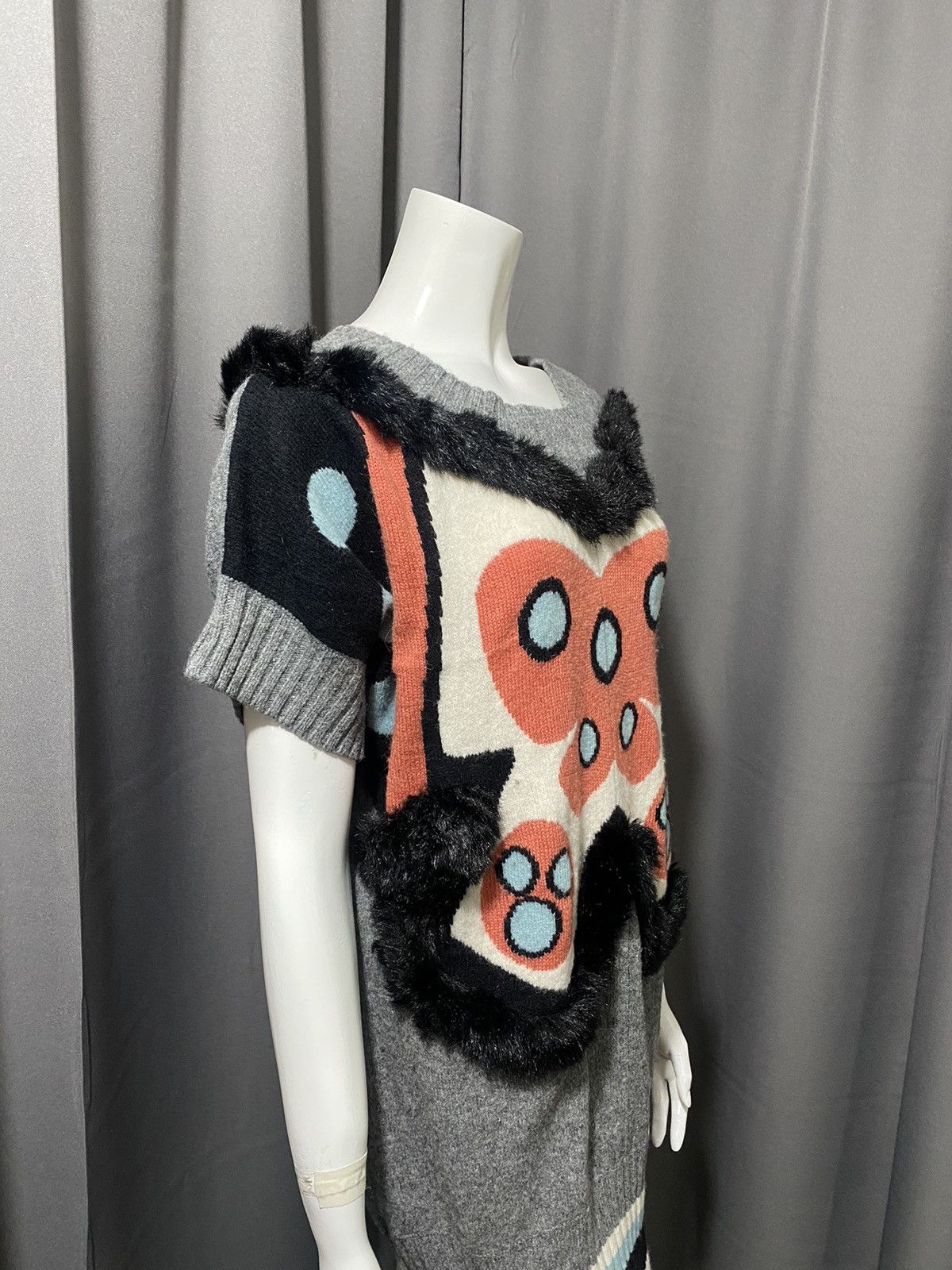 Issey Miyake × mercibeaucoup Mercibeaucoup by Issey Miyake- Wool/ Nylon Blend Dress Size L / US 10 / IT 46 - 5 Thumbnail