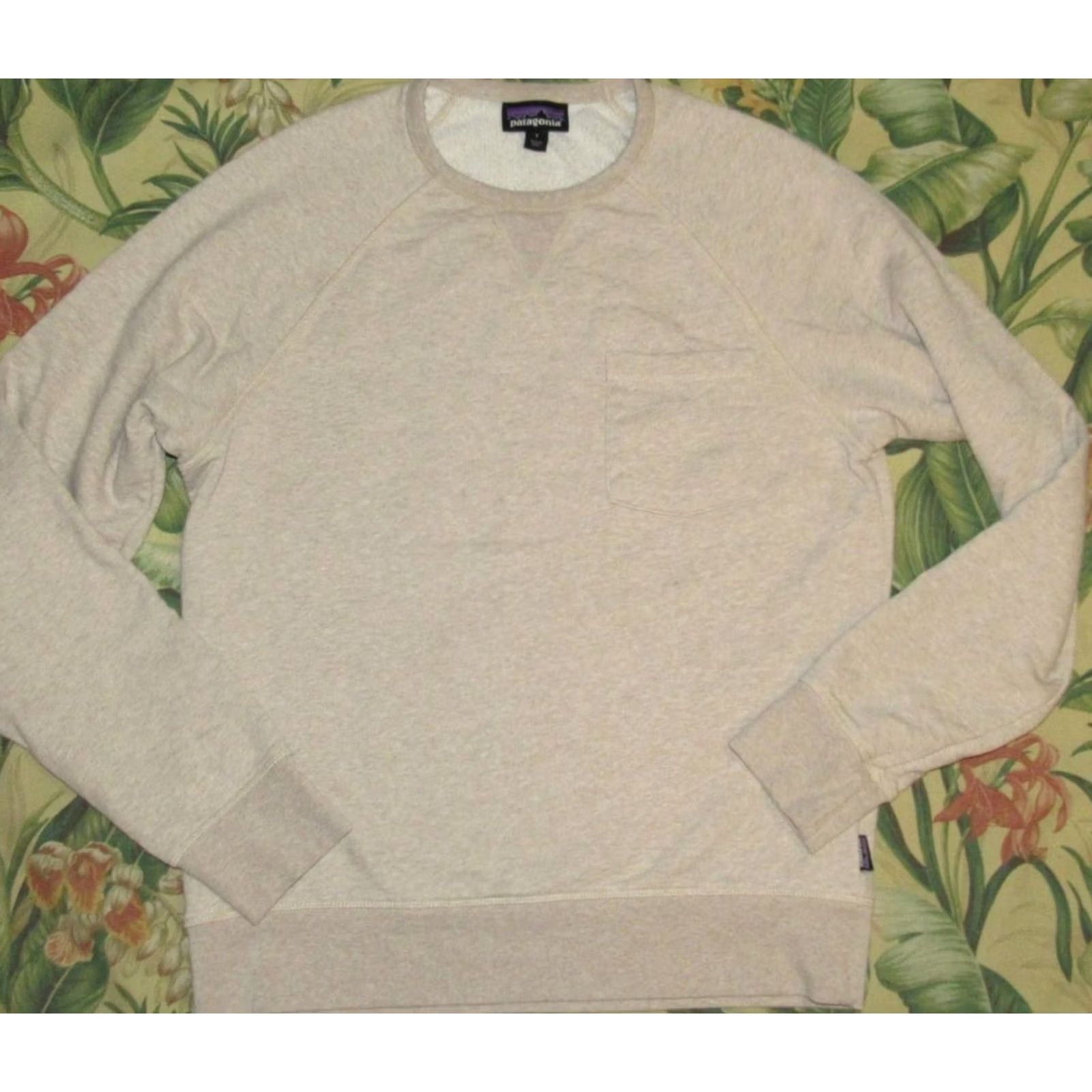 Patagonia PATAGONIA Oatmeal Mahnya Fleece Crewneck Sweater Small Size US S / EU 44-46 / 1 - 2 Thumbnail