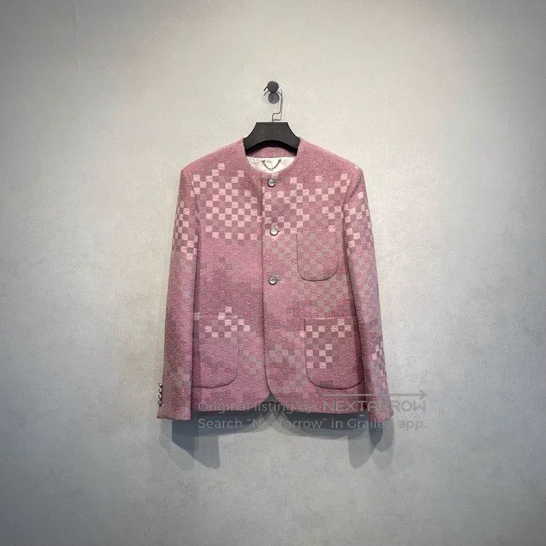Louis Vuitton Louis Vuitton SS25 Pink Plaid Jacket Size US S / EU 44-46 / 1 - 1 Thumbnail