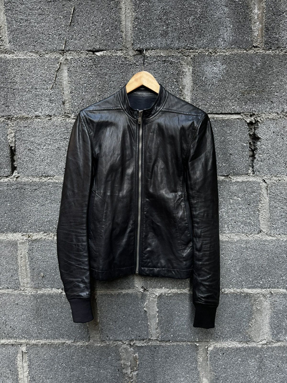 RICK OWENS olmar and mirta LEATHERJACKET 【公式通販】