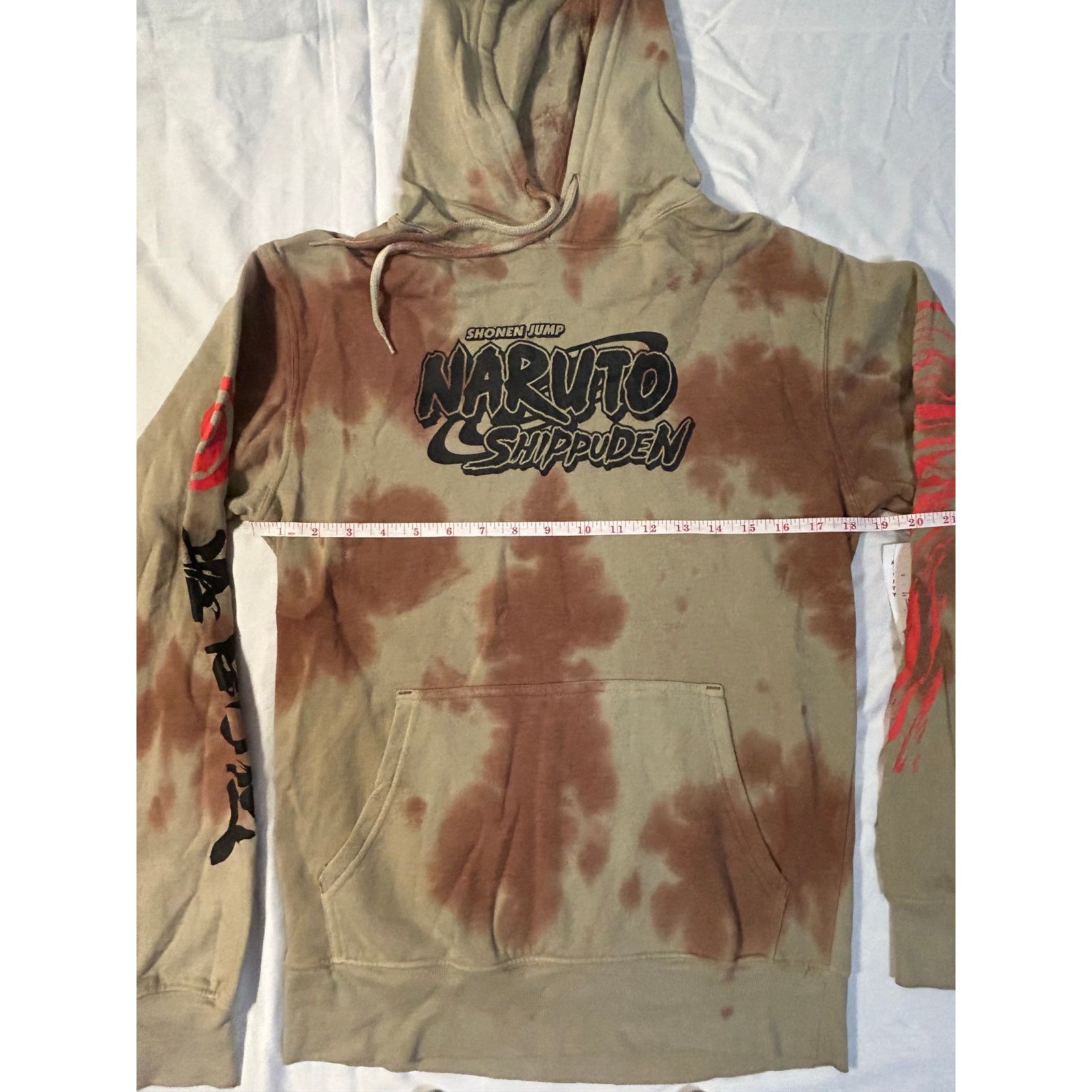 Other Vintage 2002 Naruto S Beige Tie Dye Double Sided Sweatshirt Size US S / EU 44-46 / 1 - 10 Thumbnail