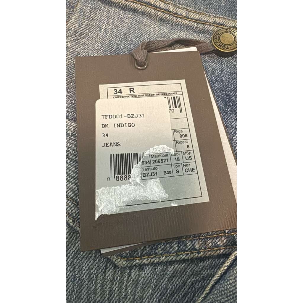 Tom Ford o1rshd1 Q:3 / Slim Denim Jeans in DK Indigo Size US 34 / EU 50 - 20 Thumbnail