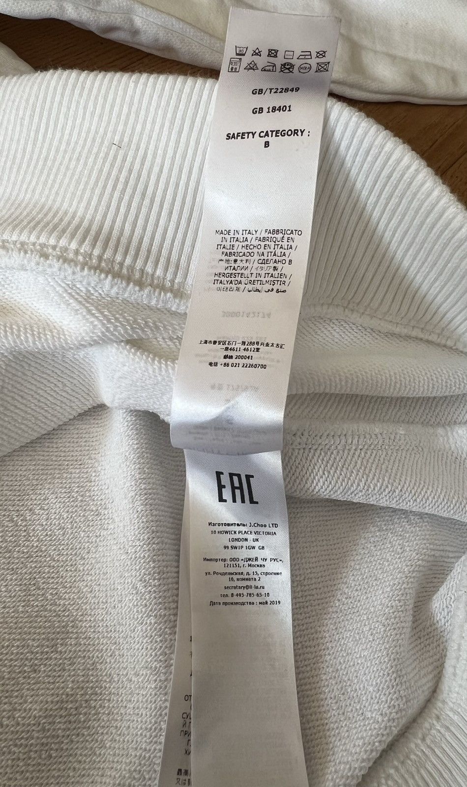 Jimmy Choo Jimmy Choo hoodie Size US S / EU 44-46 / 1 - 6 Thumbnail