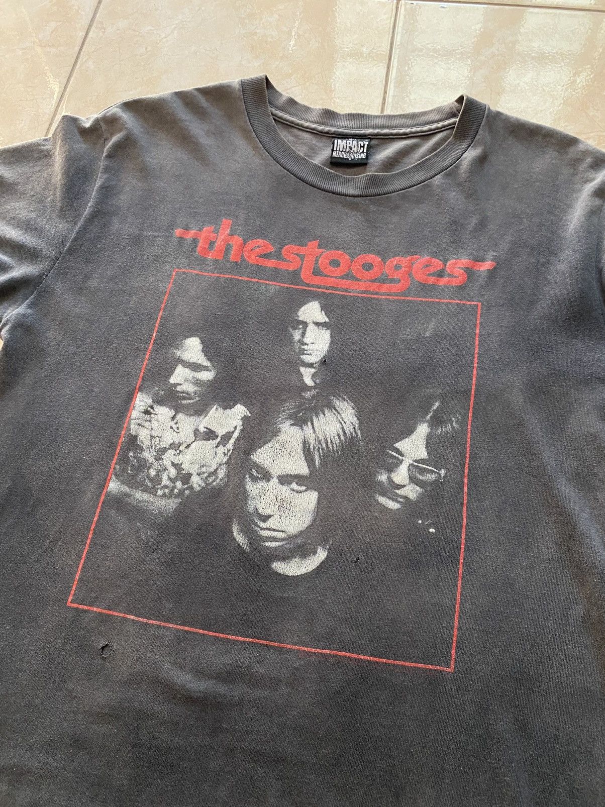 Vintage The Stooges Rock Band Tee Punk Rock Vintage 9's Size US S / EU 44-46 / 1 - 2 Thumbnail